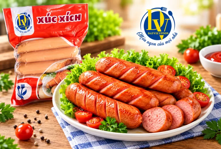 Xúc Xích Đức Đất Việt Foods Thơm Ngon Đậm Vị – "Món Ngon Của Mọi Nhà"